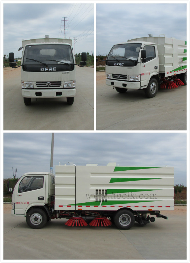 東風藍牌掃路車圖片